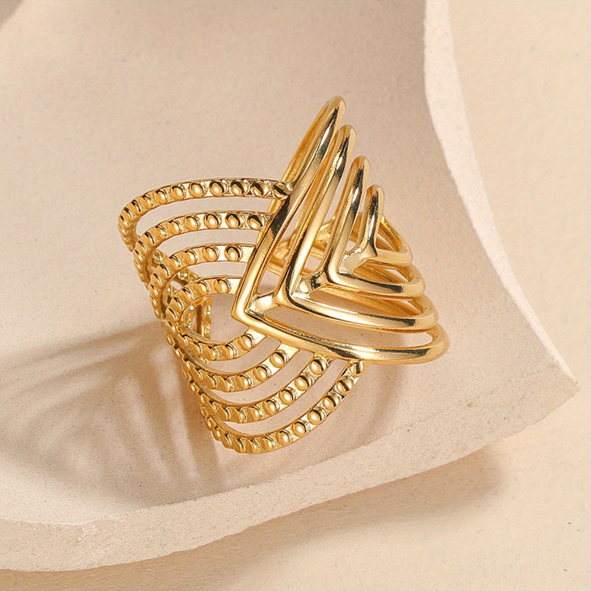 Cleopatra Geometry Ring