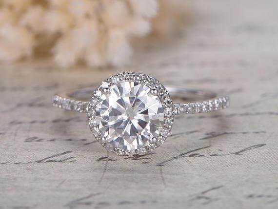 The Cherished Halo Ring